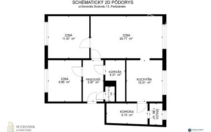 REZERVOVANÉ | 3,5 izbový byt po kompletnej prerábke na ulici Generala Svobodu