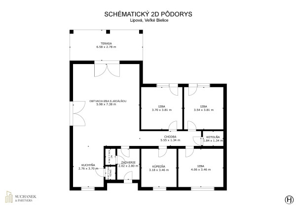 PREDANÉ | 4 izbový bungalov Veľké Bielice
